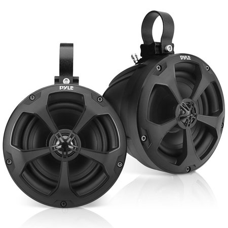 PYLE 5.25’’ Waterproof Rated Off-Road Bluetooth Speakers - Amplified Vehicle Speaker System for ATV, UTV,  PLUTV53BTA